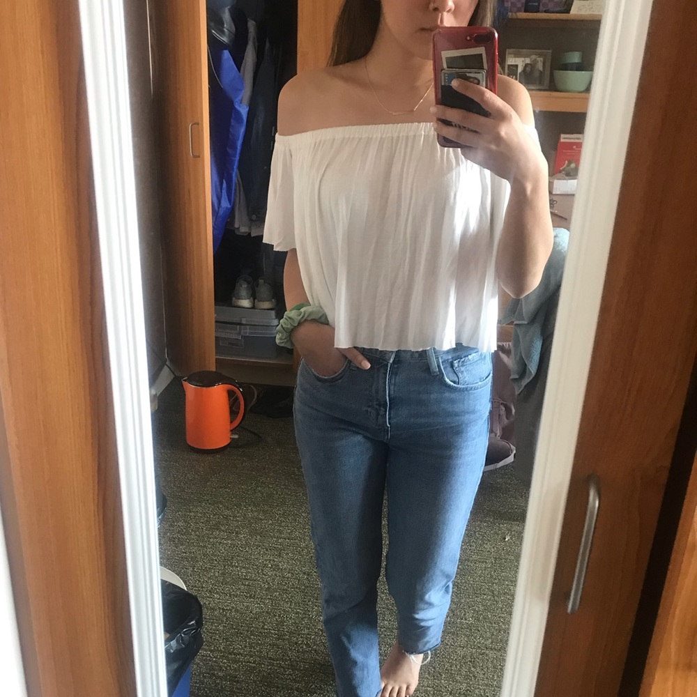 Urban Outfitters off the shoulder top